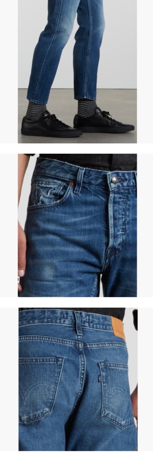 @새상품@ 리바이스 LMC ( made & crafted ) 중청 워싱 상품이미지3