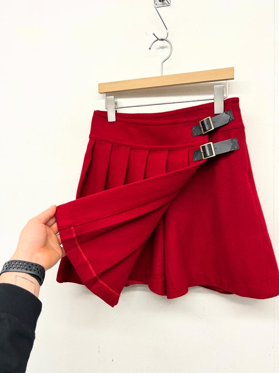 아네스베 울 플리츠 스커트 팬츠 상품이미지2