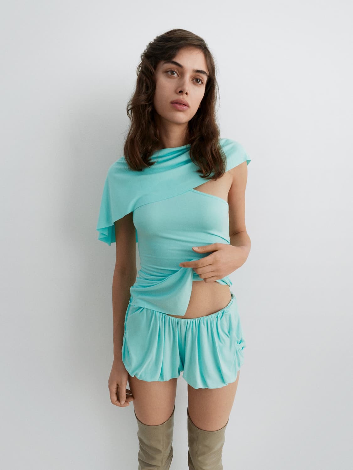 (구해요) gimaguas Oni Shorts 터키석 컬러 xs 상품이미지2