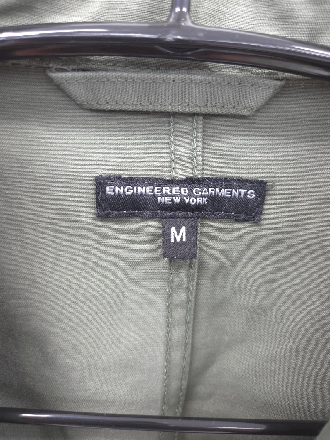 M 엔지니어드 가먼츠 베드포드 코튼 더블 크로스 카키색 자켓 상품이미지2