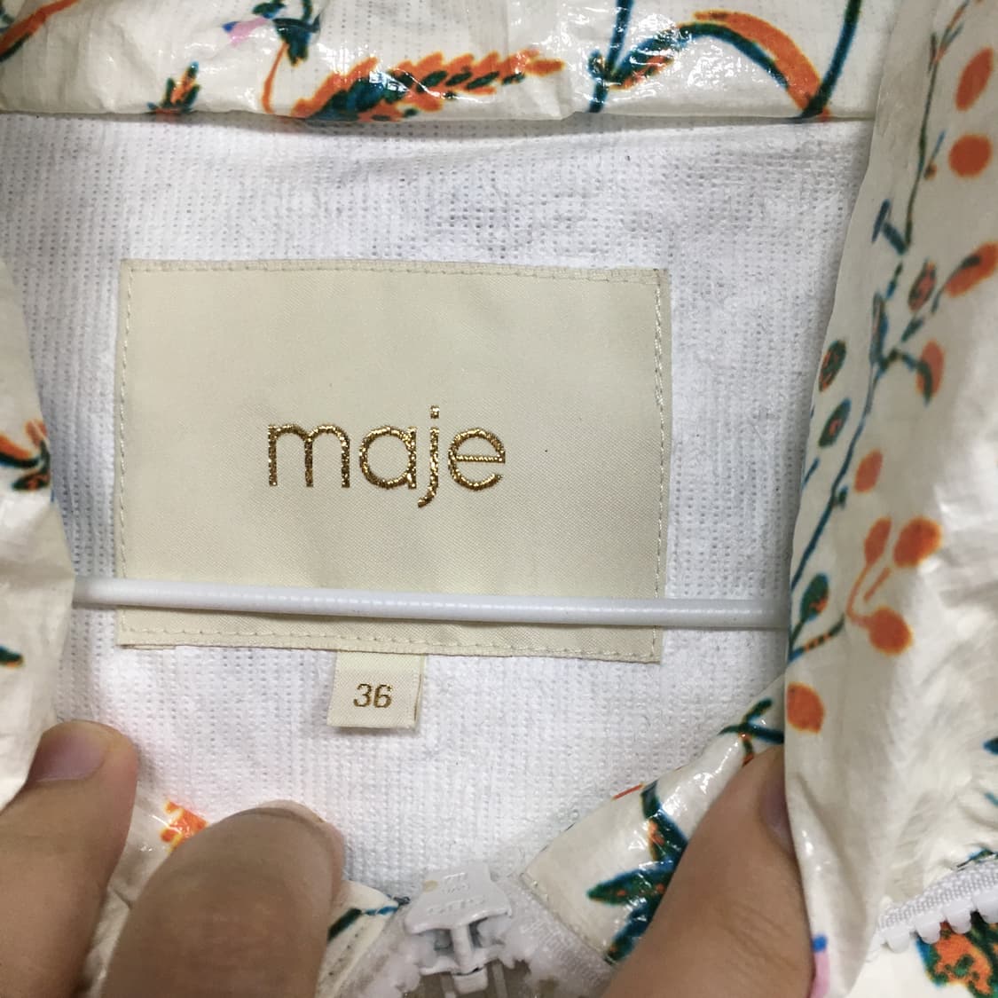 MAJE 마쥬 바스락 후드 자켓 36 상품이미지3