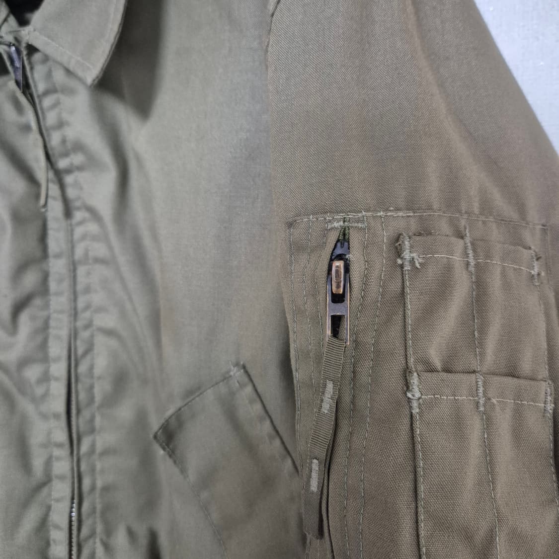 90's 미군 동계형 오리지널 CVC 탱커자켓 L/S (라지숏) 상품이미지2
