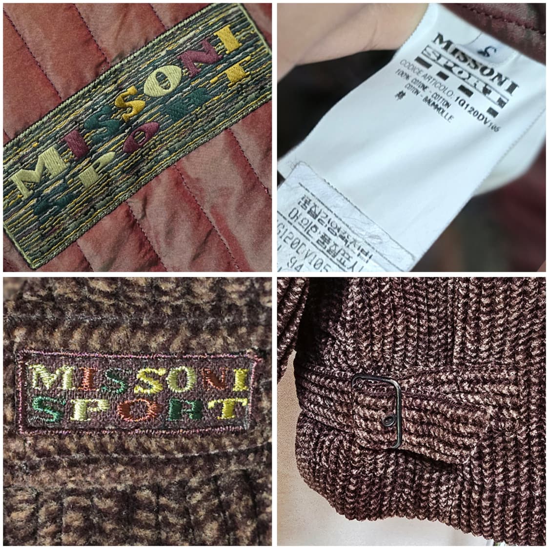 정품 미쏘니 코듀로이 점퍼/남95~100 상품이미지3