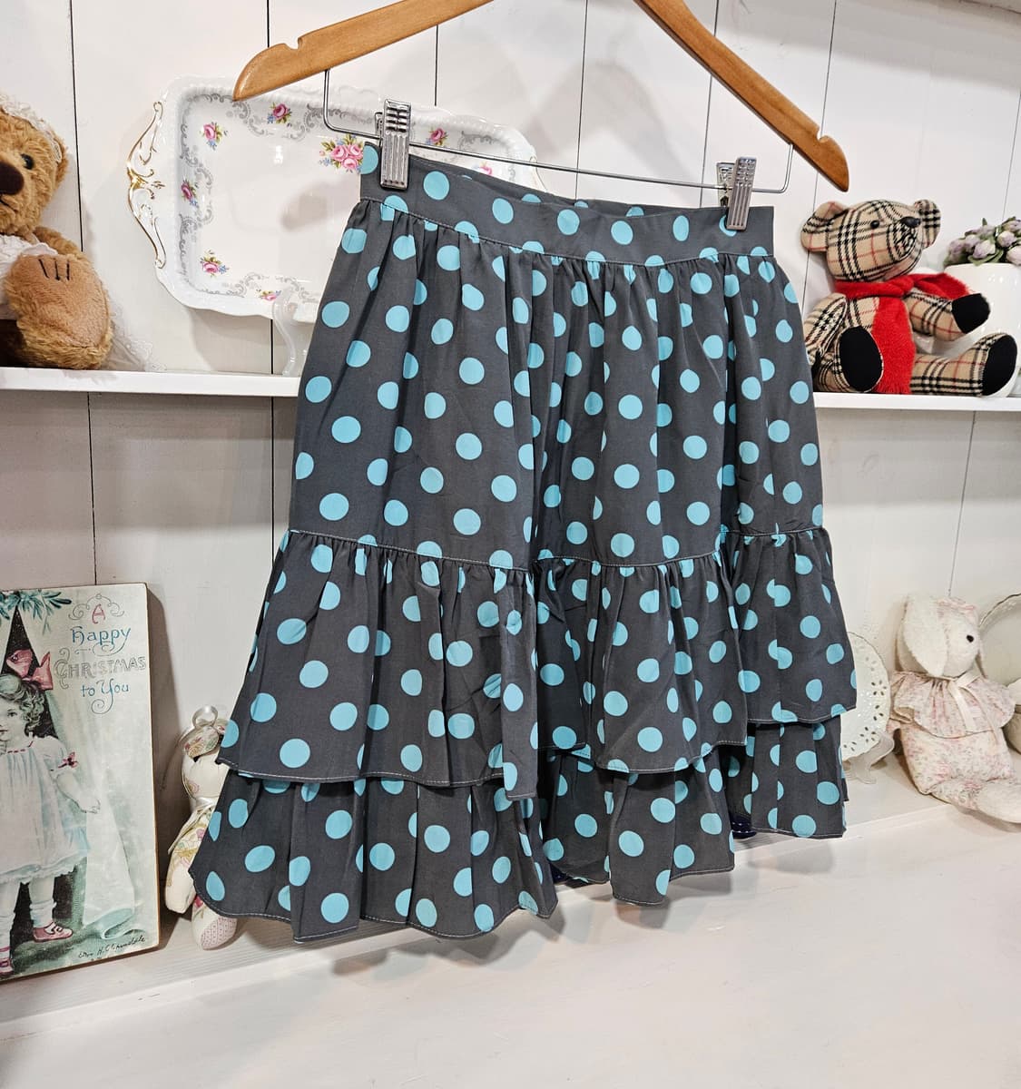 도트 캉캉 스커트 상품이미지2