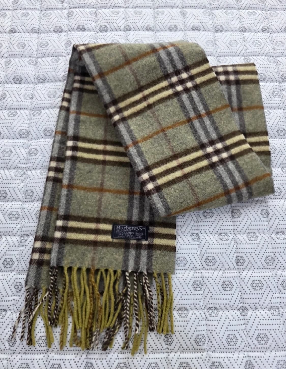 버버리 램스울 체크 머플러 상품이미지2