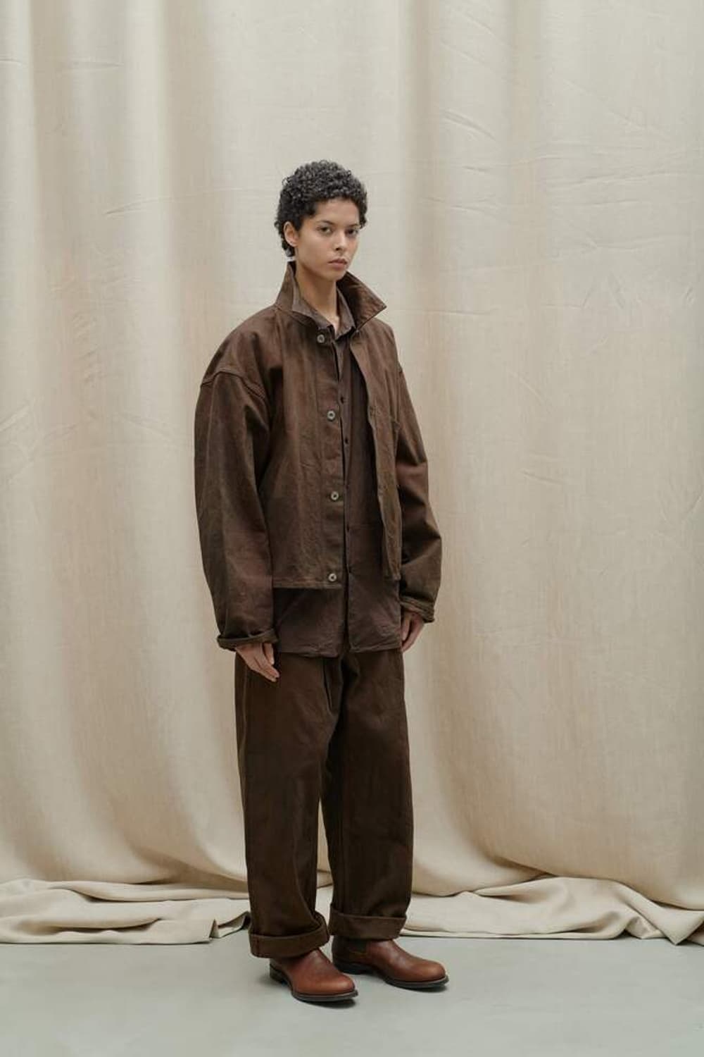 Yoko Sakamoto Denim Pants Kakishibu 상품이미지1