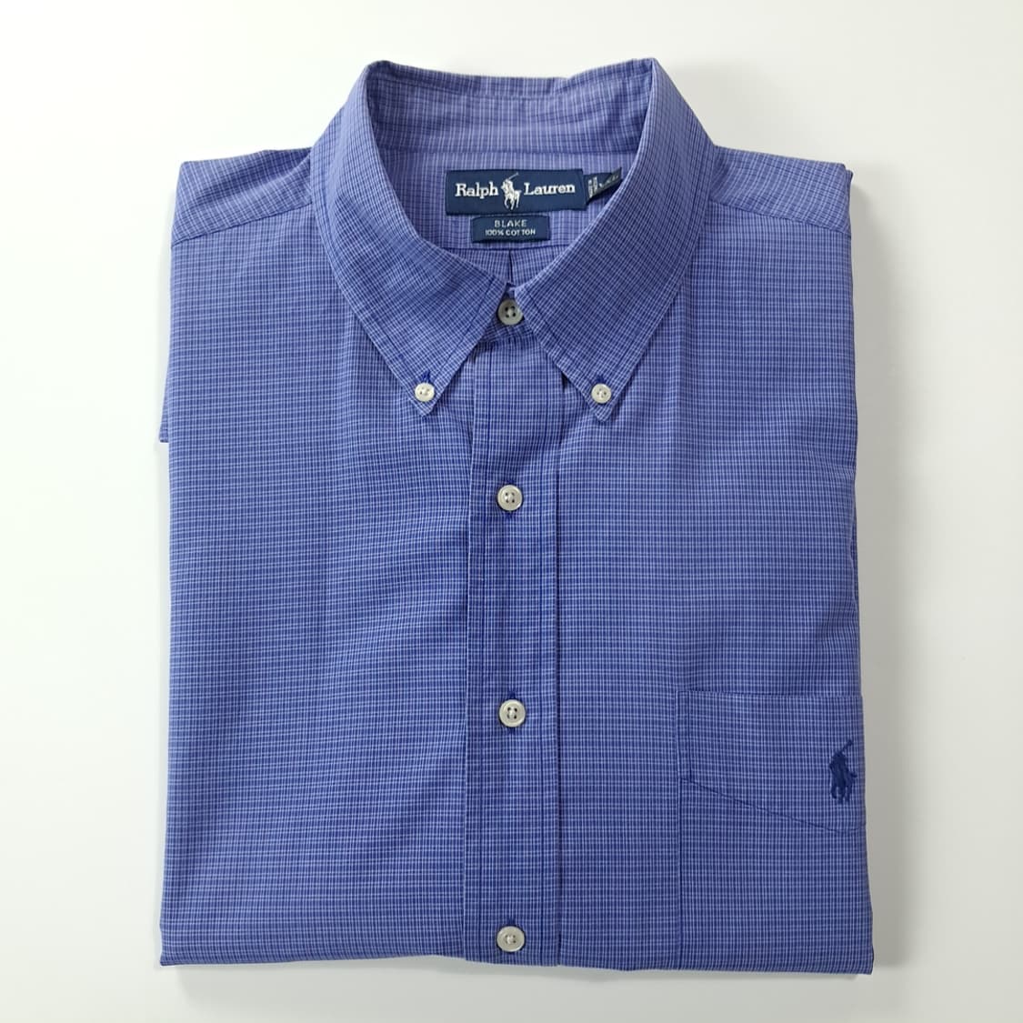 CK225 2XL 폴로 90s 블루 핀체크 셔츠 남방 상품이미지8