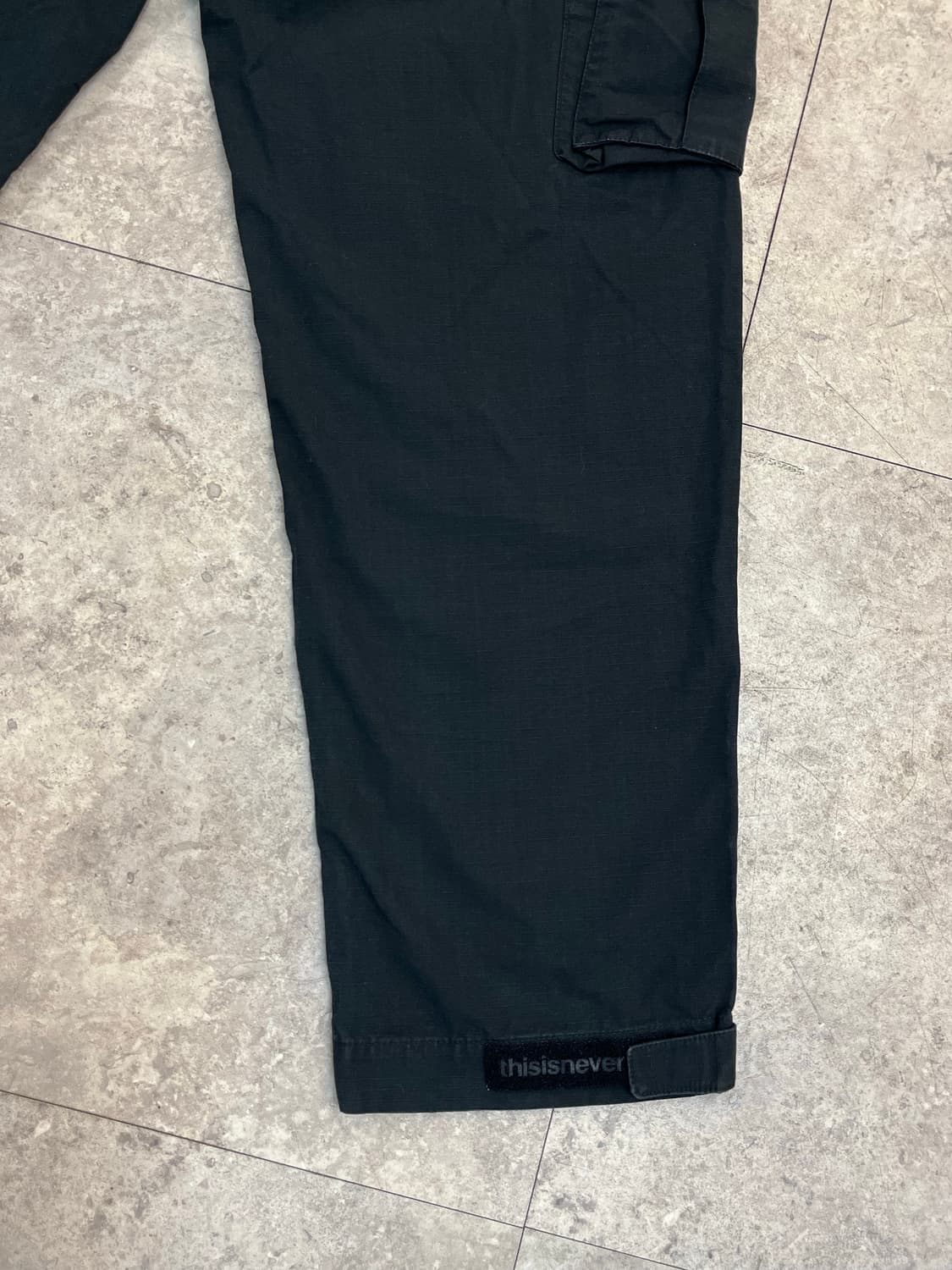 디스이즈네버뎃 밴딩 카고 팬츠 블랙 L #csz3273 상품이미지10