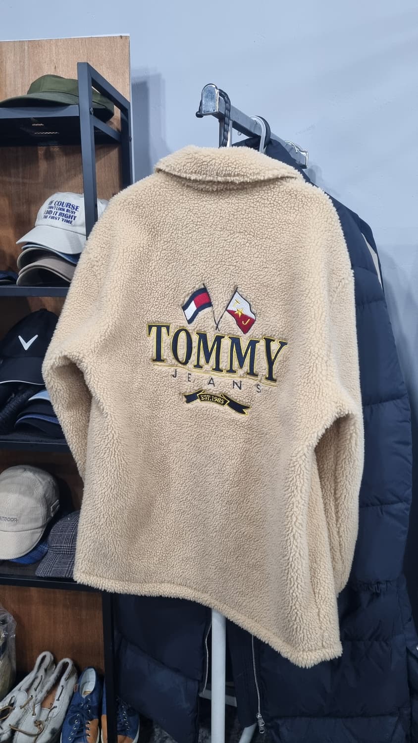 한섬)타미진스 오버핏 셔츠형 플리스 L(105~110) 상태10/8 상품이미지4