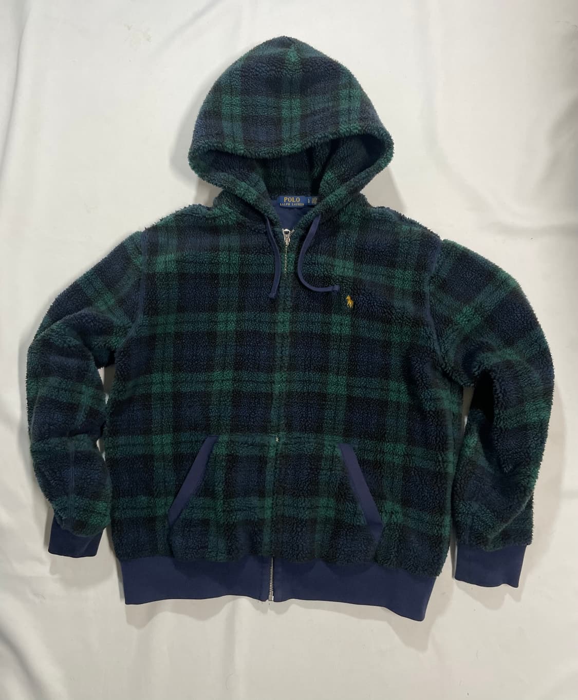 랄프로렌 폴로 타탄체크 플리스 후드집업  상품이미지2
