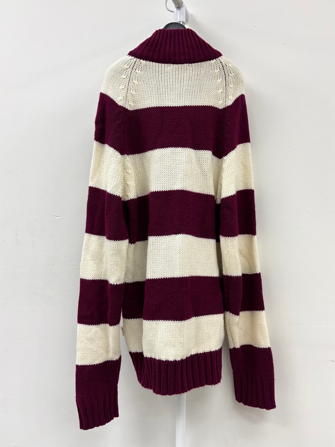 빈티지 플럼 니트 집업 상품이미지7