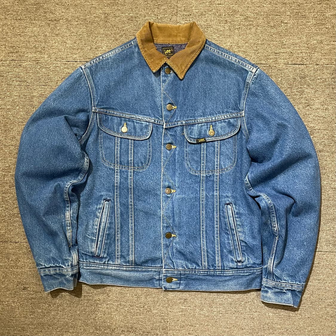 (L) 80s USA Lee 리 스톰라이더 데님 자켓 상품이미지1