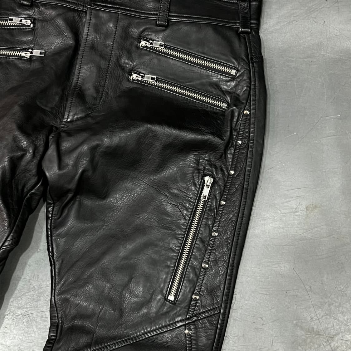  디젤 락시크 레더 팬츠 y15279 상품이미지4