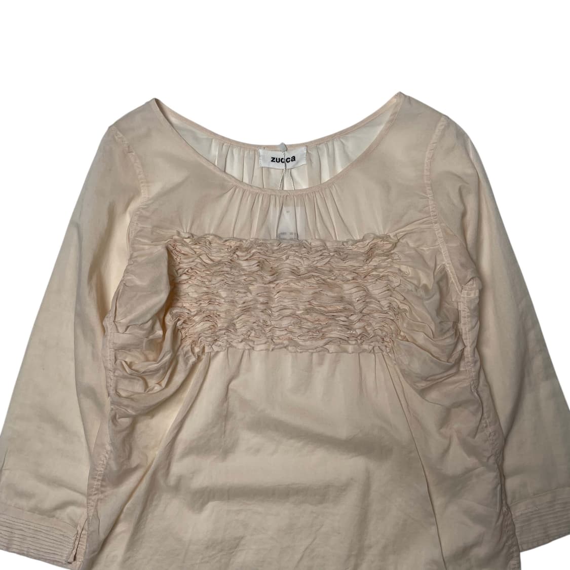 Zucca 코튼 프릴 디테일 롱 슬리브 상품이미지2