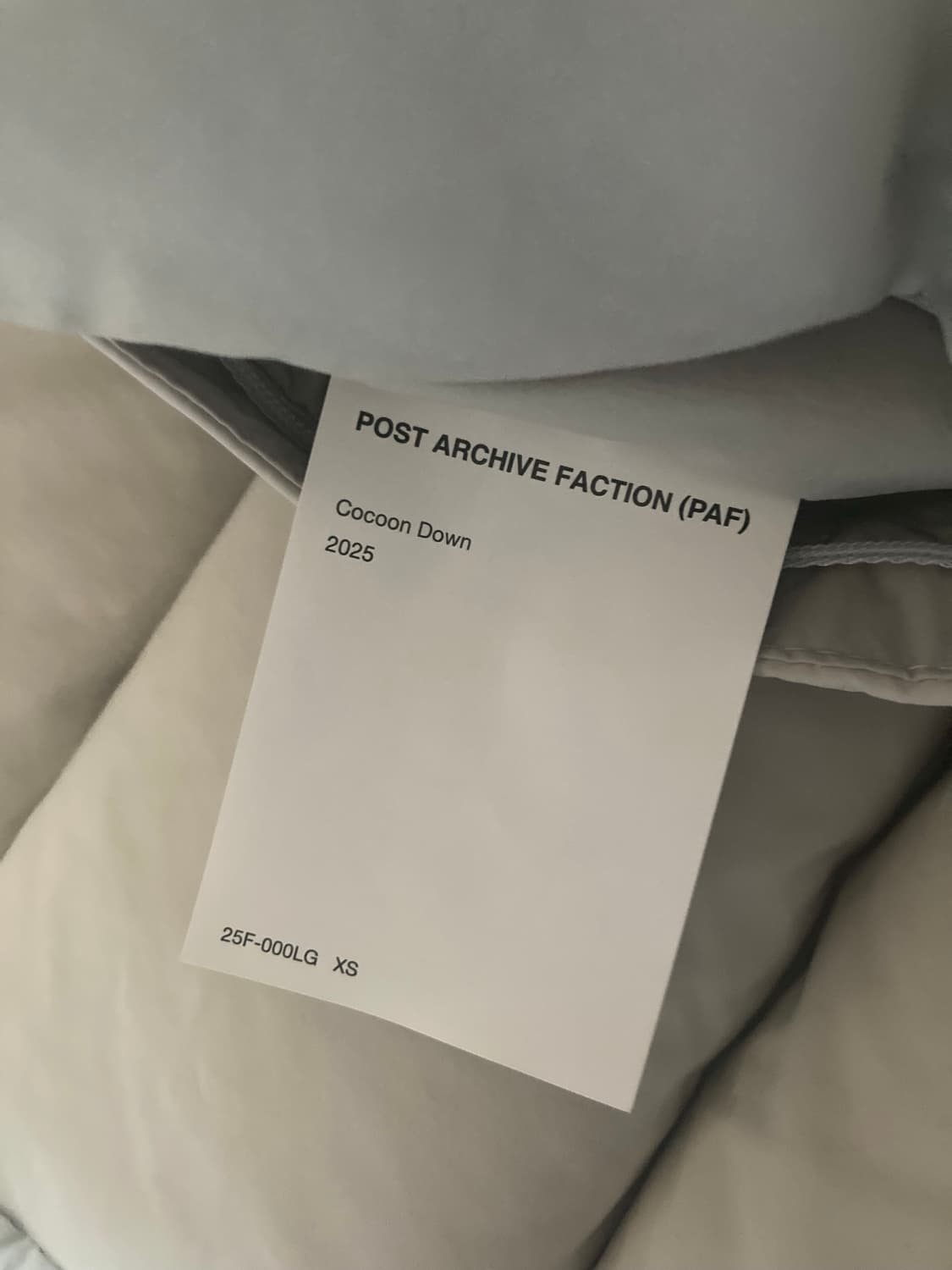 새상품)포스트아카이브팩션 코쿤다운 (2025) 상품이미지9