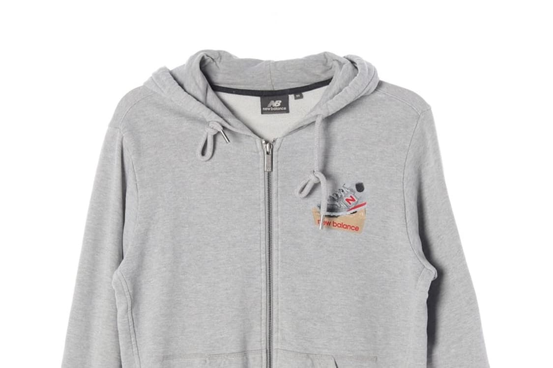 뉴발란스 그레이 후드집업  상품이미지3