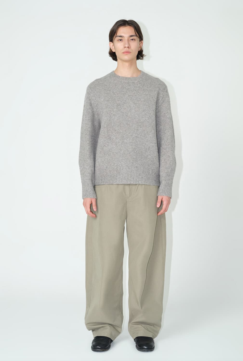 Millo Archive Crop Silhouette Knit Melan 상품이미지2