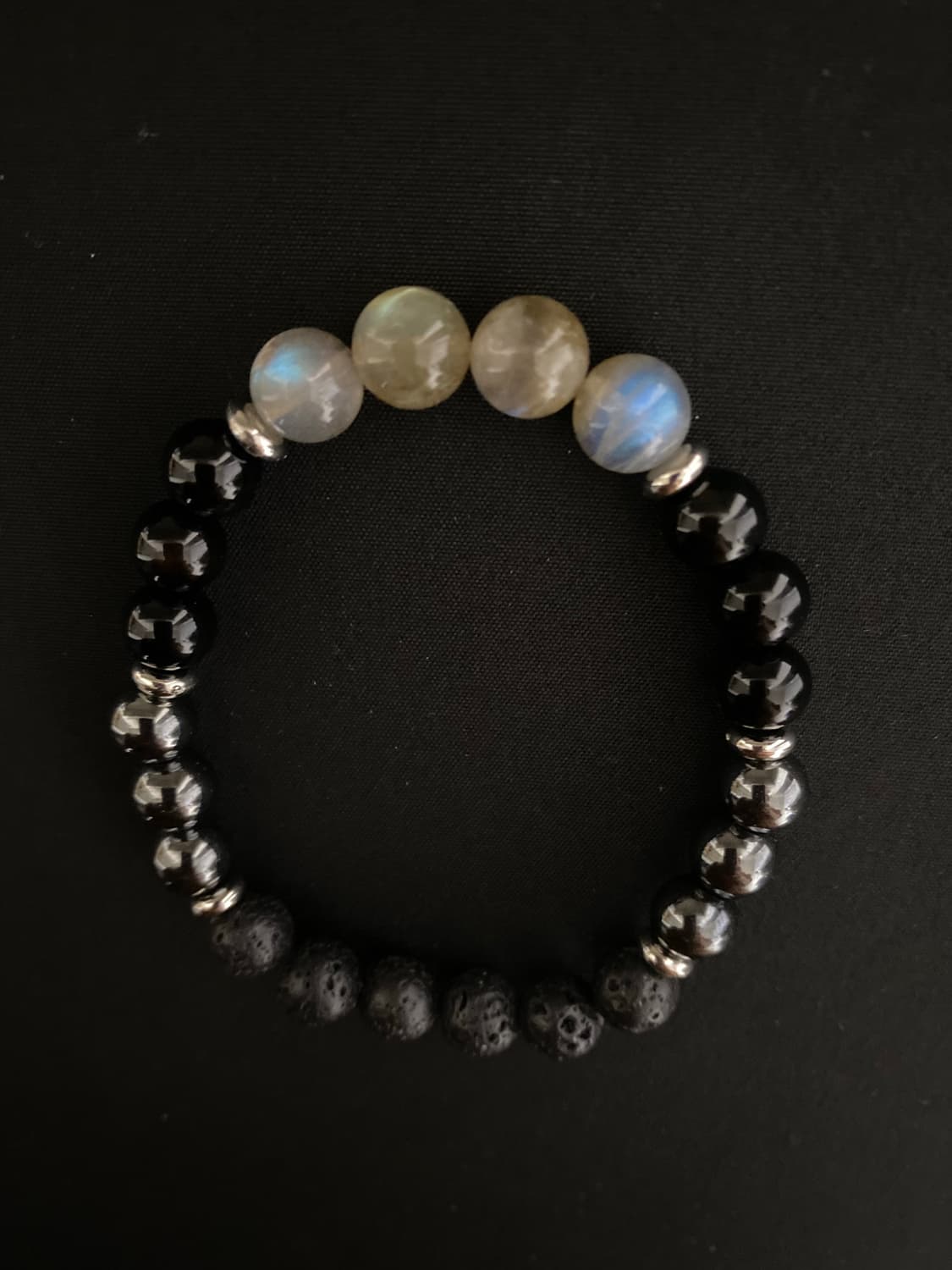 라브라도라이트 믹스 원석 팔찌 상품이미지2