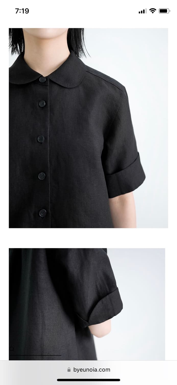 유노이아 린넨 반팔 셔츠 상품이미지4