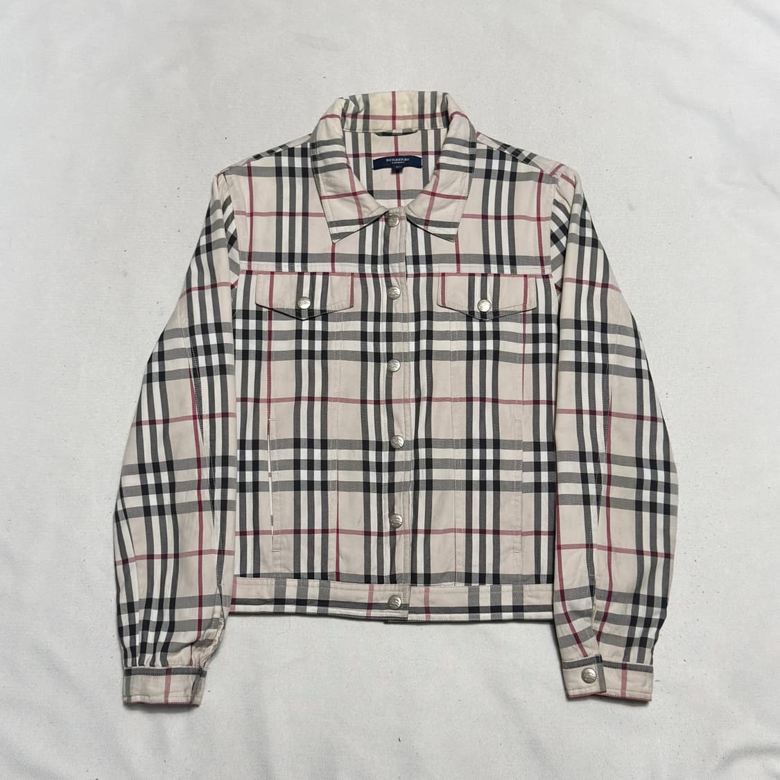 L 버버리 노바체크 여성용 트러거 자켓 상품이미지2