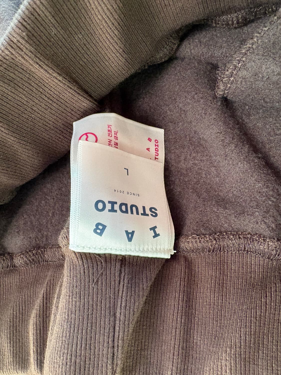 아이앱스튜디오 브라운 스웻팬츠 L 새상품급 상품이미지3