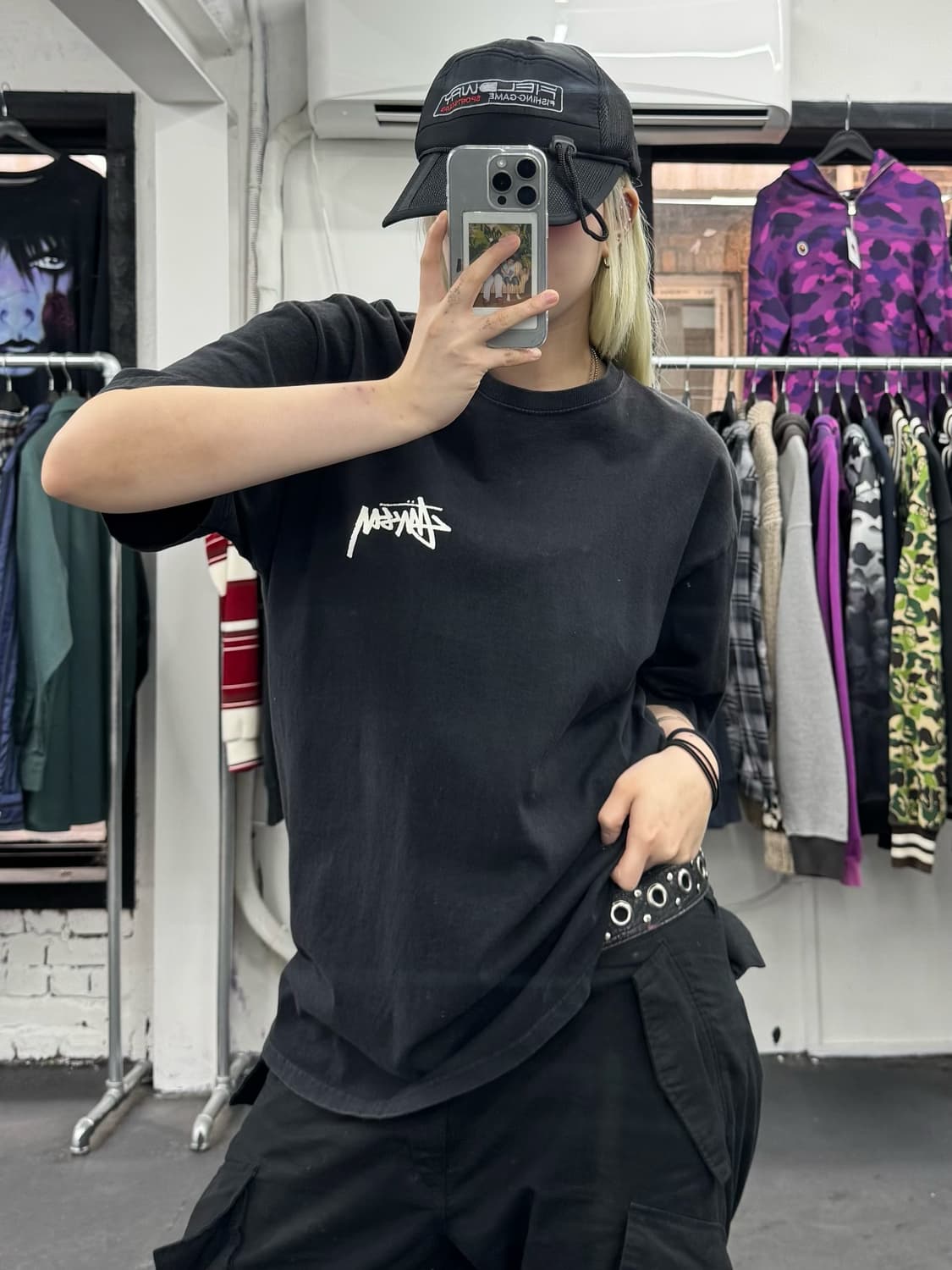 스투시 플러시 반팔티 상품이미지3