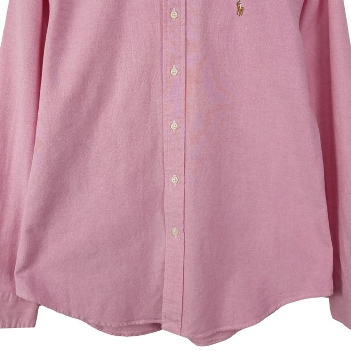 [폴로 랄프로렌 ]슬림핏 포니 자수 옥스포드 셔츠 핑크 M20097 상품이미지5