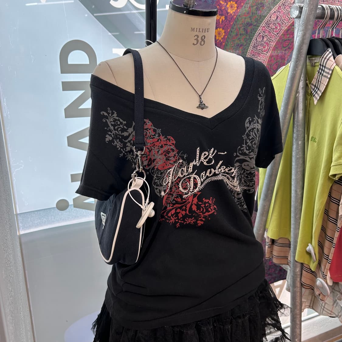 Harley Davidson y2k Short Sleeve T-shirt 상품이미지1
