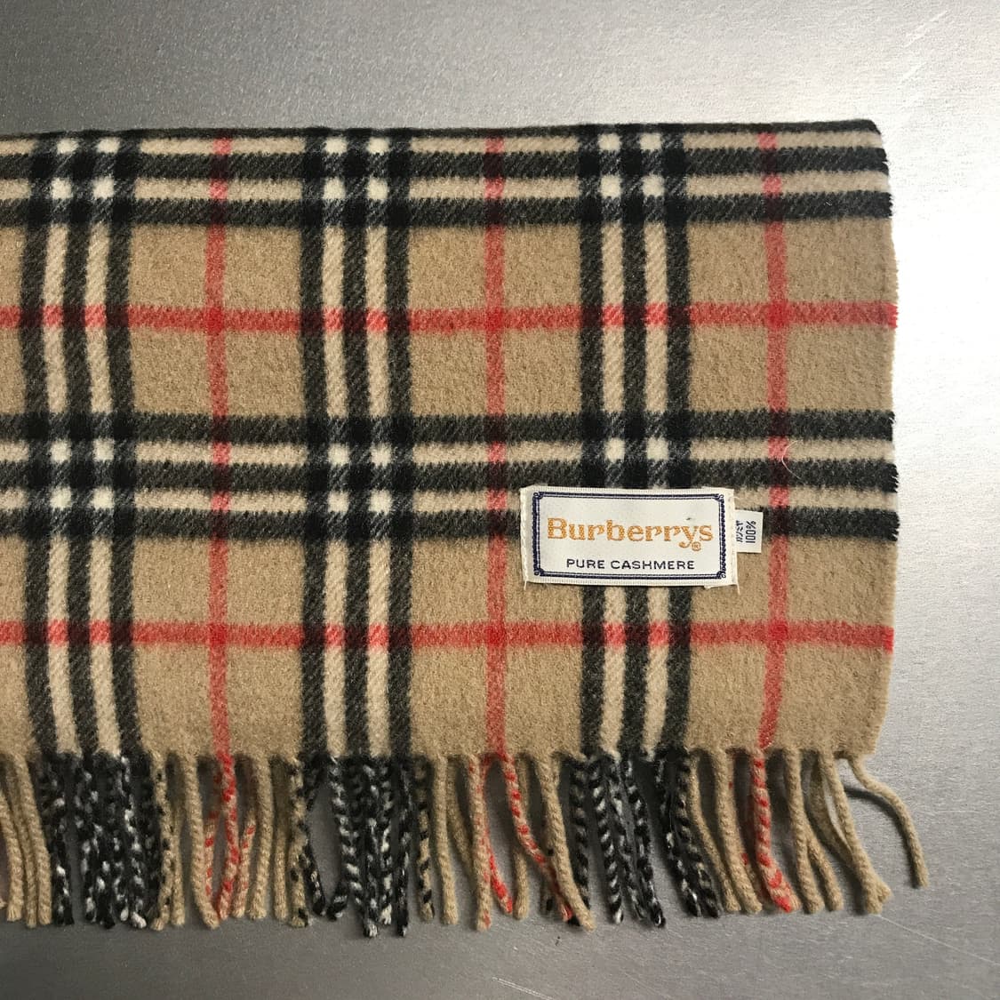 버버리 정품 캐시미어 머플러 베이지 상품이미지2