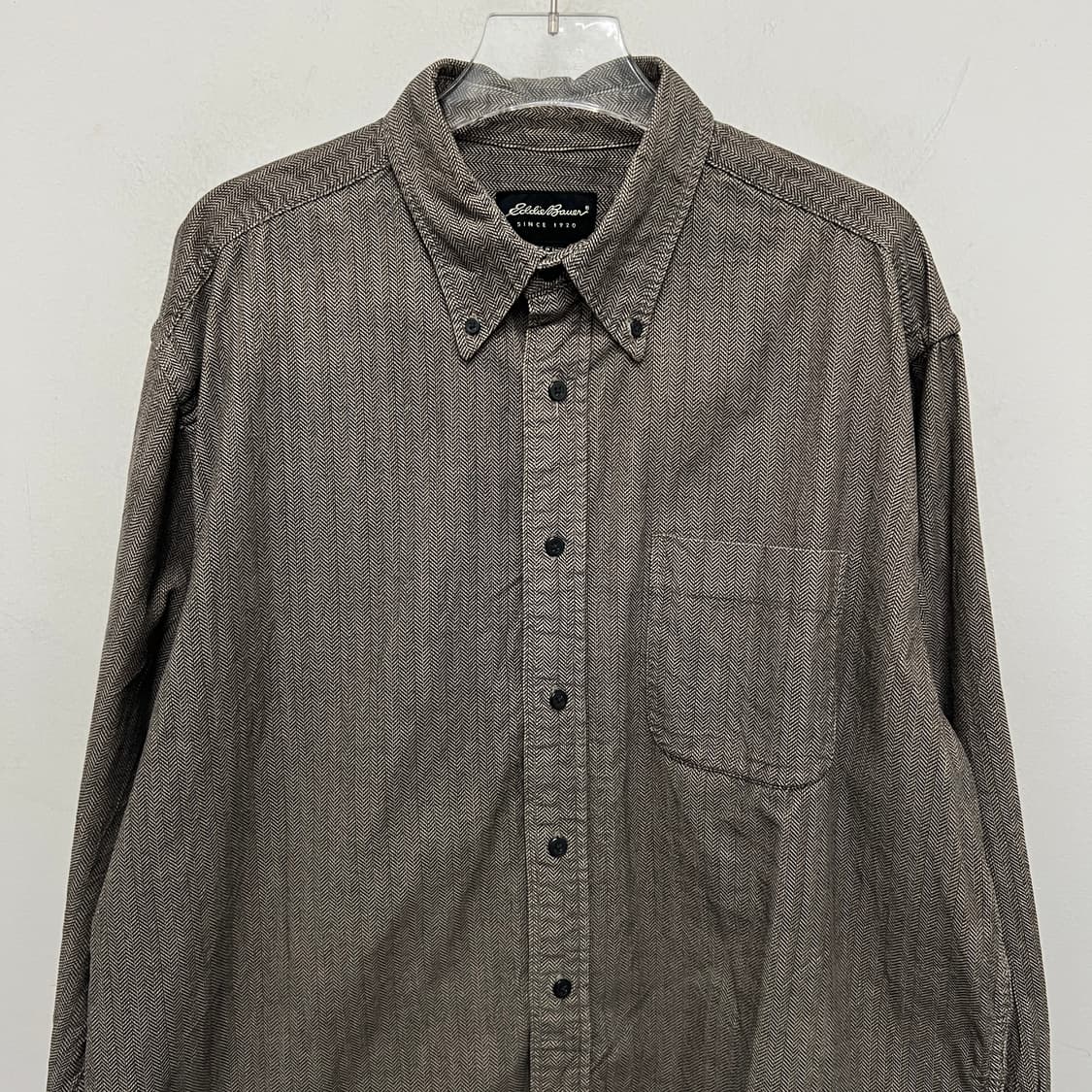 XL-XXL) 에디바우어 헤링본 체크 셔츠 상품이미지3