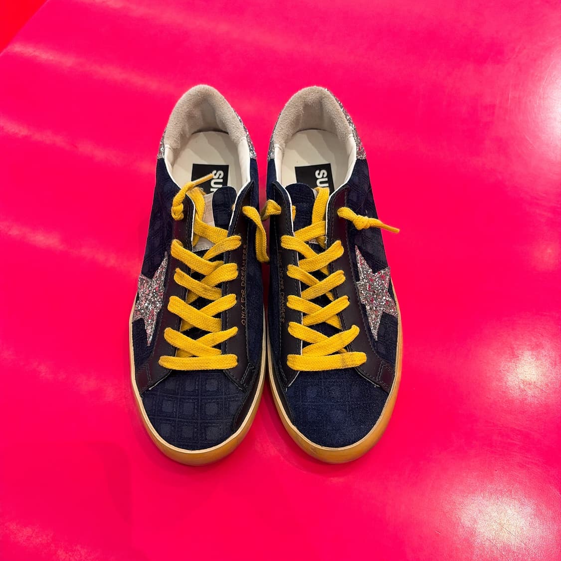 (정품/새상품) 골든구스 여성 슈퍼스타 실버 글리터 스니커즈 상품이미지1