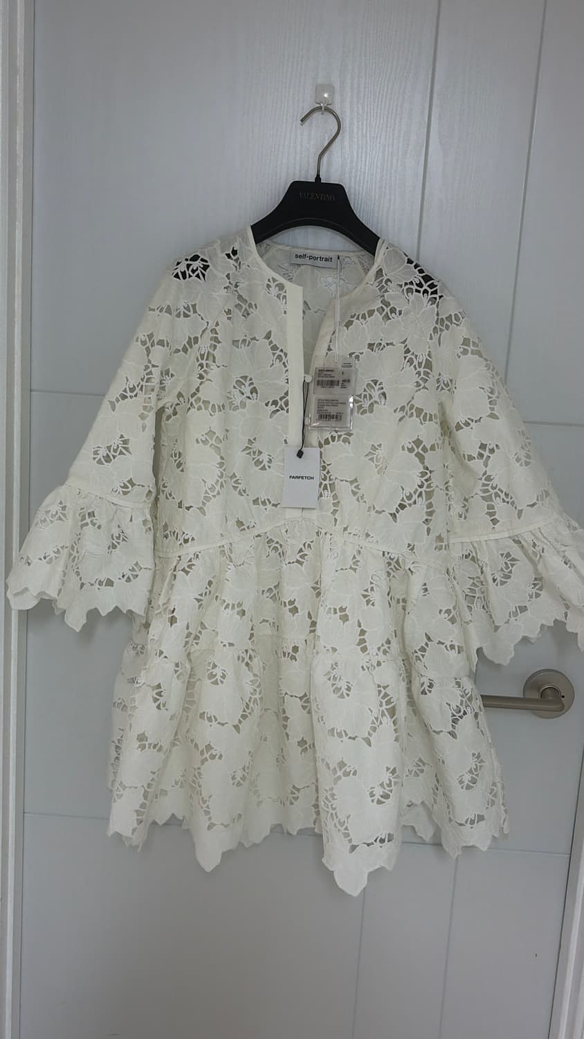 셀프포트레이트 레이스 코튼 원피스 44-66 사이즈 정품 새상품  상품이미지6