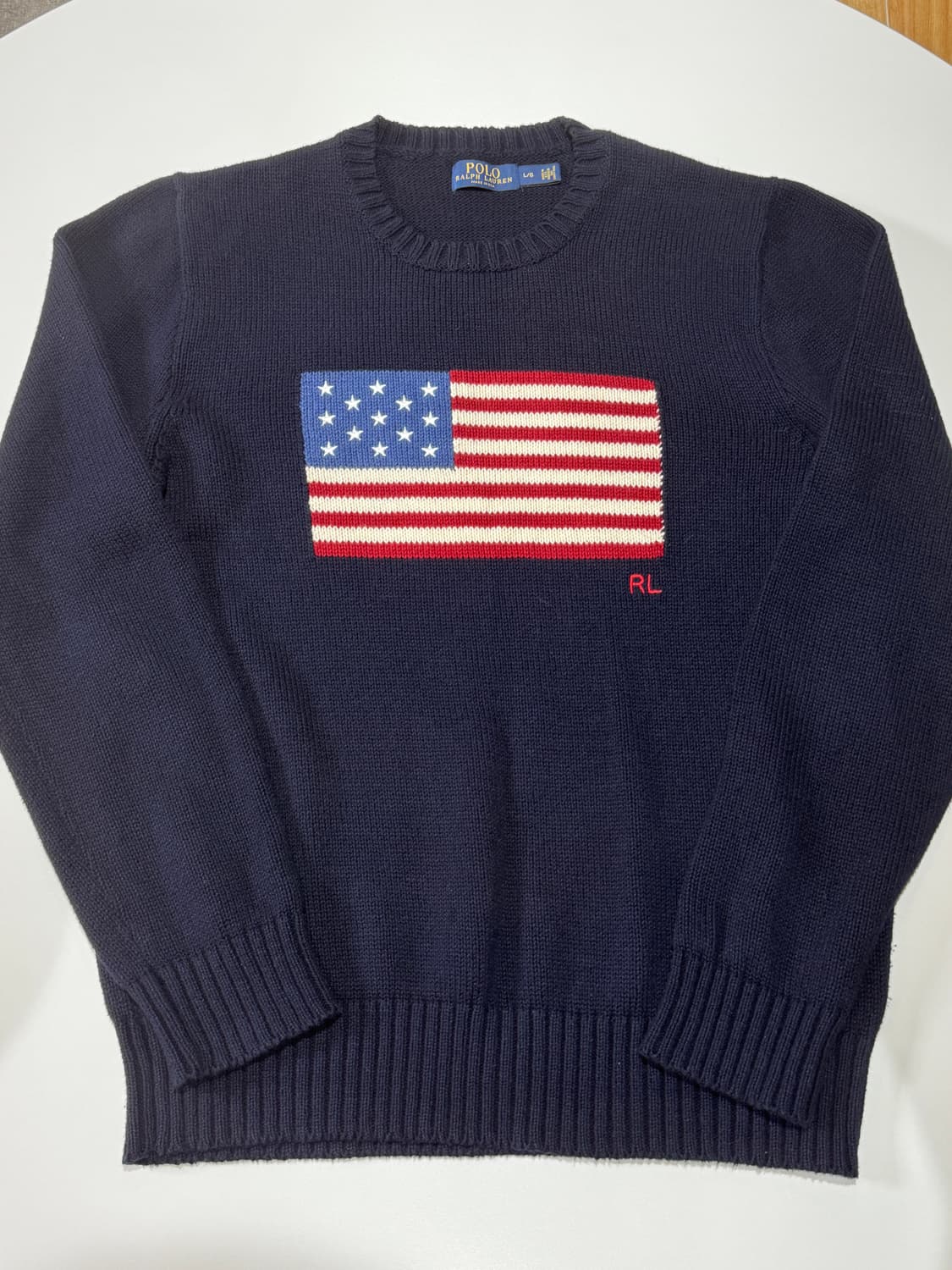 폴로 랄프로렌 성조기 니트 L (MADE IN USA) 상품이미지1