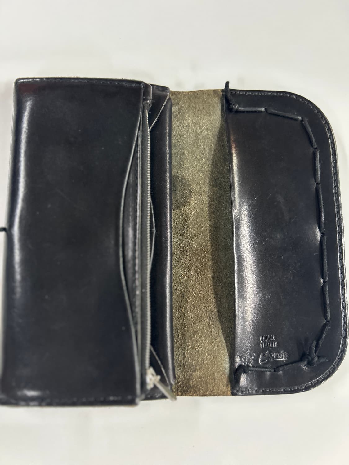 GOROS 고로스 11콘초 블랙 새들레더 장지갑 상품이미지6