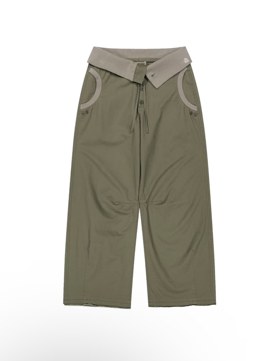 (1 구해요) 색상무관 코이세이오 플로우 팬츠 카키, 네이비 상품이미지1