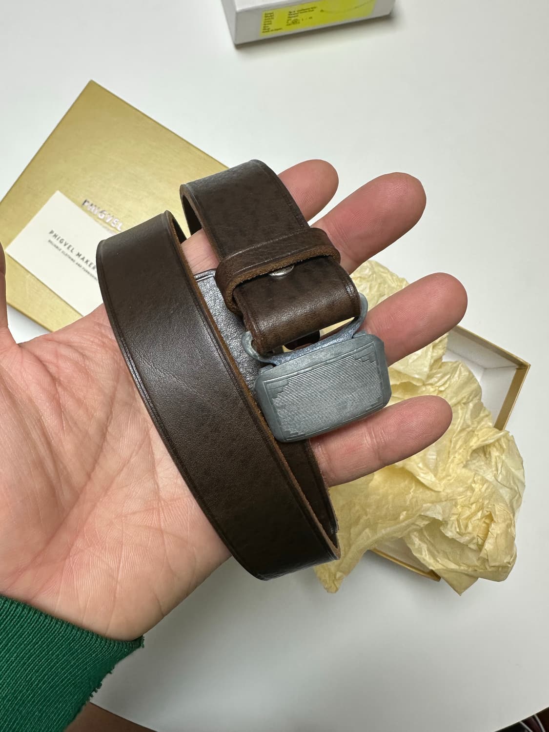 피그벨 Phigvel 히콕 브라운 벨트 2 상품이미지1