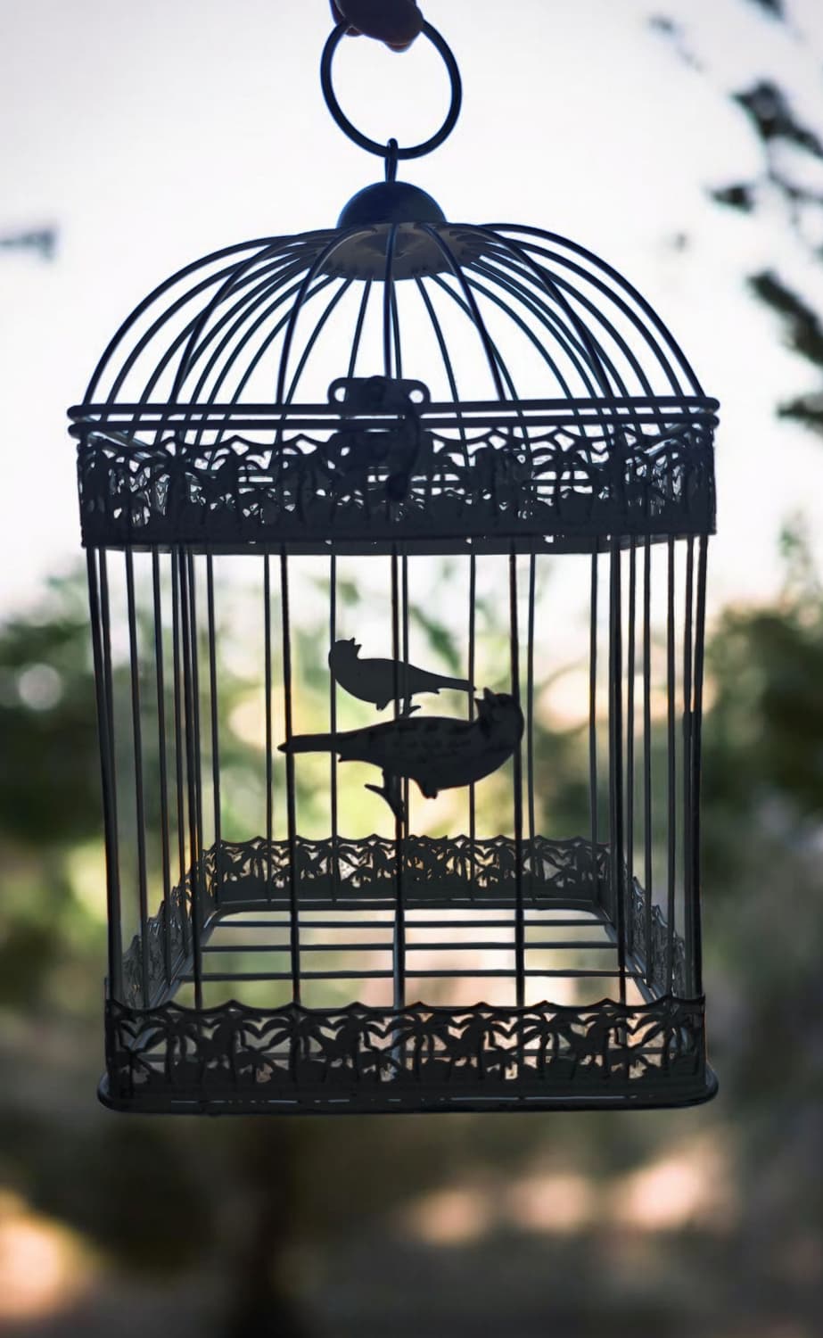 빈티지 철제 새장 인테리어 소품 2종 세트 상품이미지4