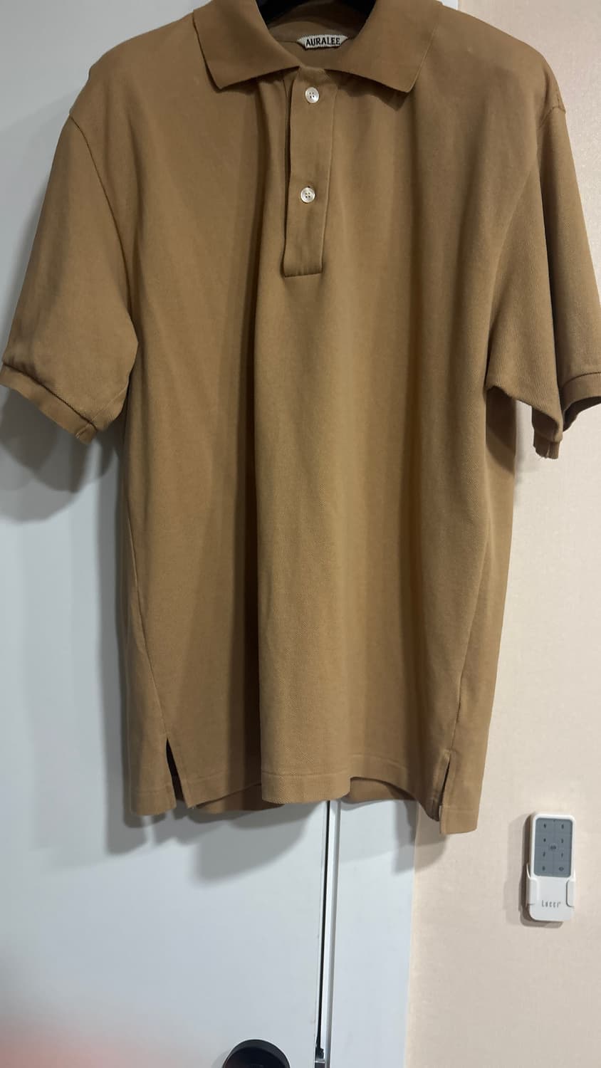 오라리 베이직 코튼 폴로 셔츠 상품이미지1