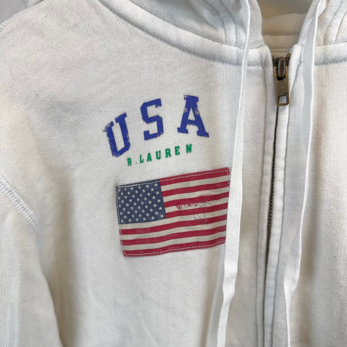 Polo]폴로 랄프로렌 성조기 후드집업 USA 후드집업 S 상품이미지4