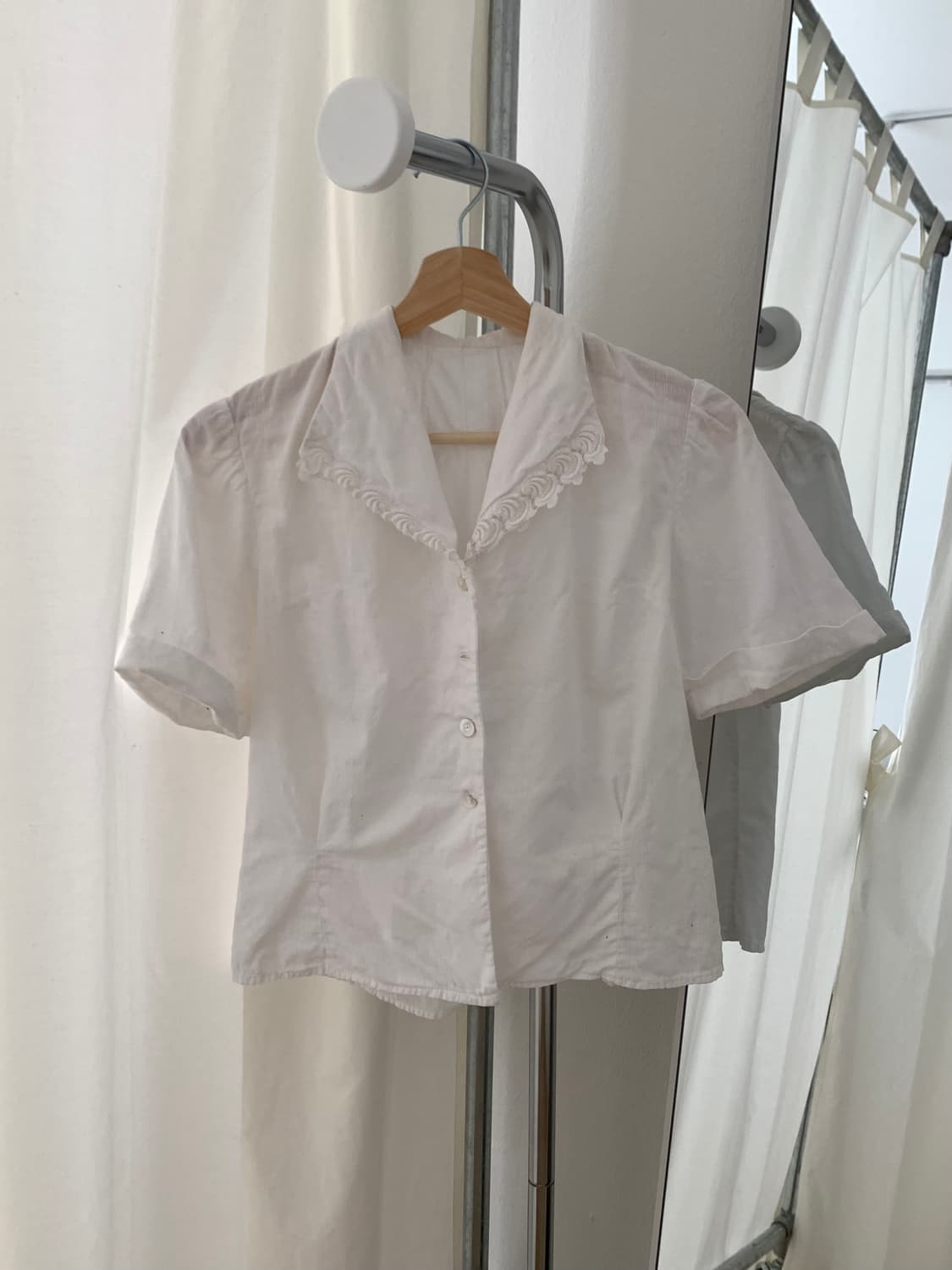cotton lace shirts 상품이미지1