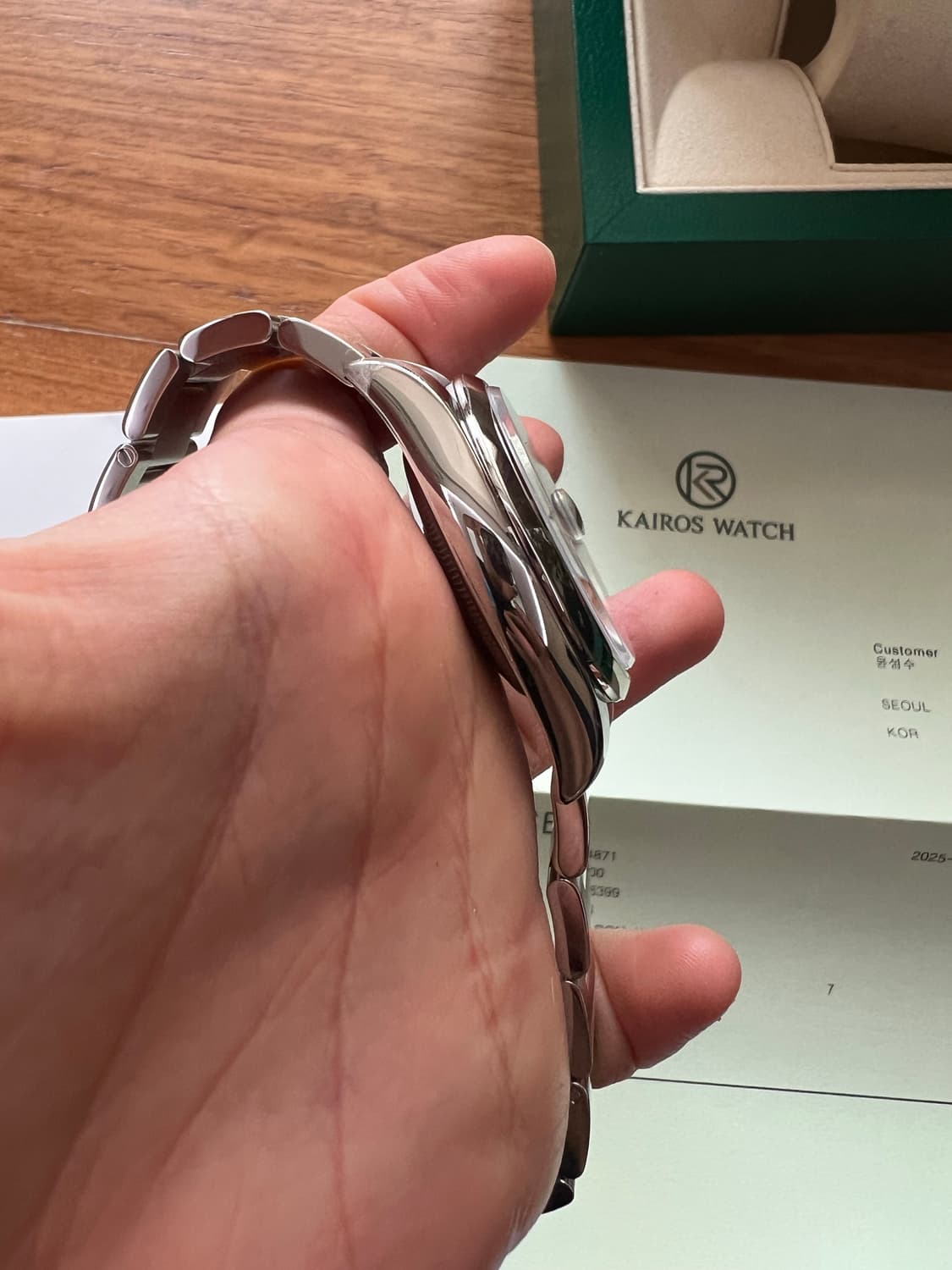 롤렉스 데이저스트 36 116200 청판 로만 돔 오이스터 풀구성 상품이미지5