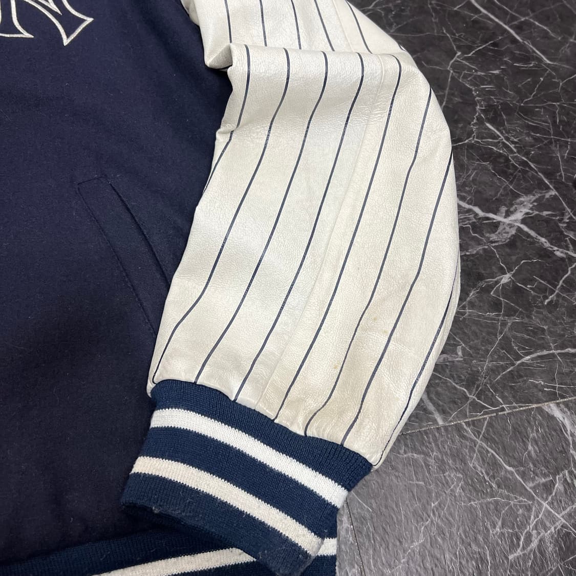 제프 해밀턴 90s 뉴욕 양키즈 리버시블 바시티 자켓 상품이미지9