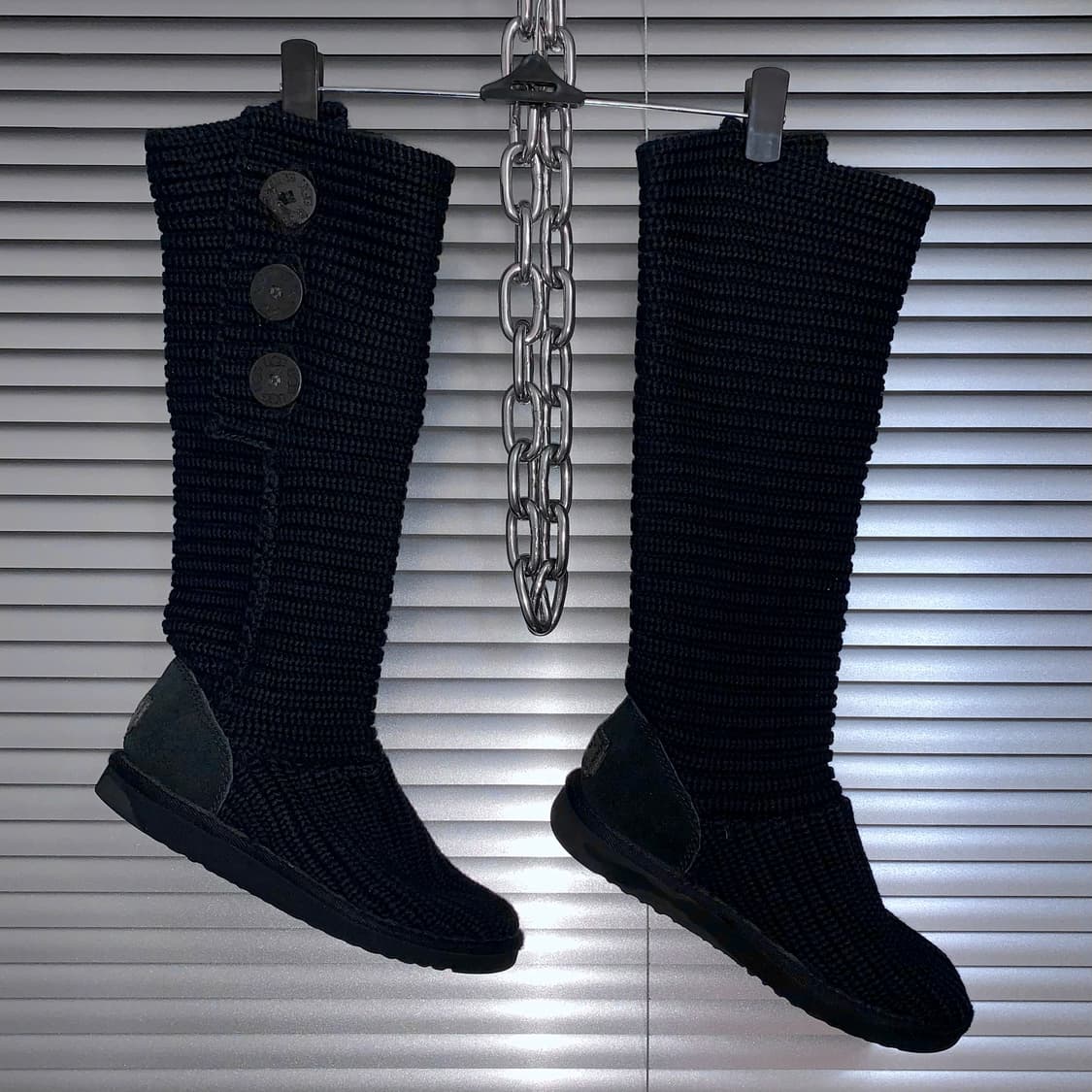 2000s Y2K 니트 카디 어그 부츠 상품이미지2