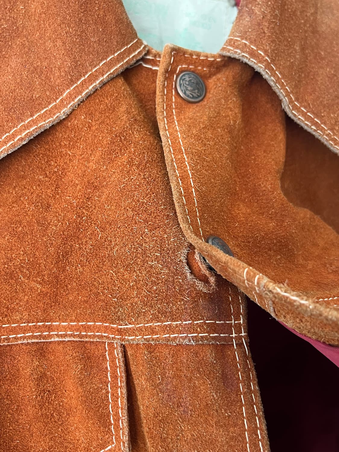 1970-80's vintage suede jacket  상품이미지7