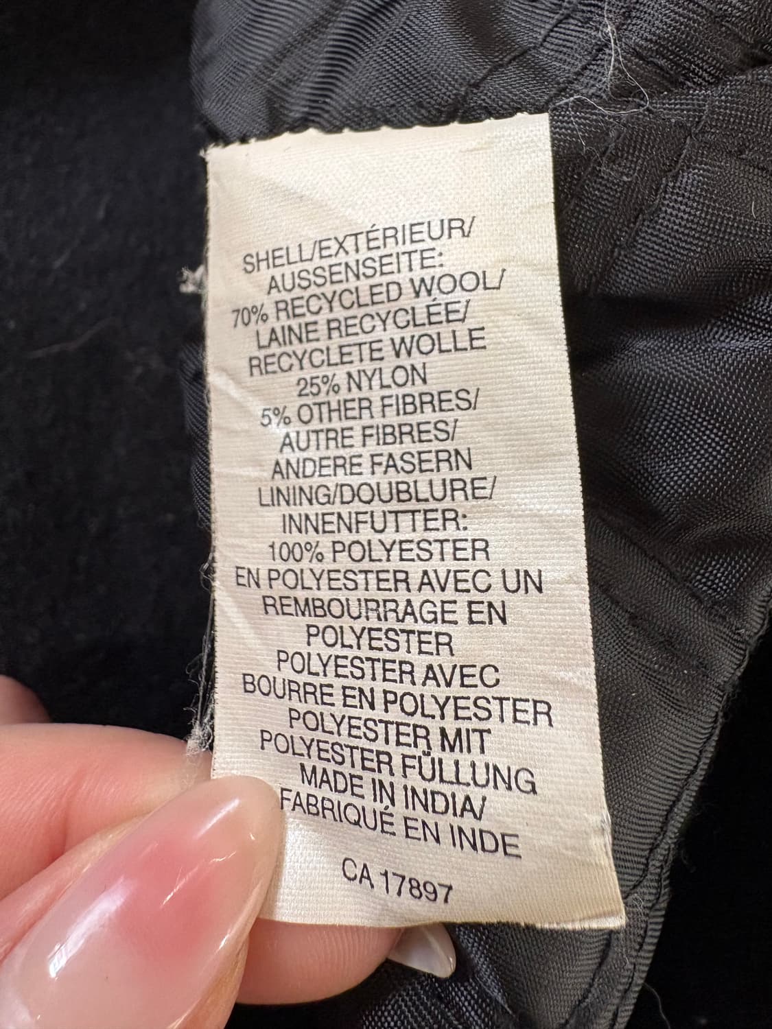 Old GAP 올드 갭 울 블루종 자켓 상품이미지5