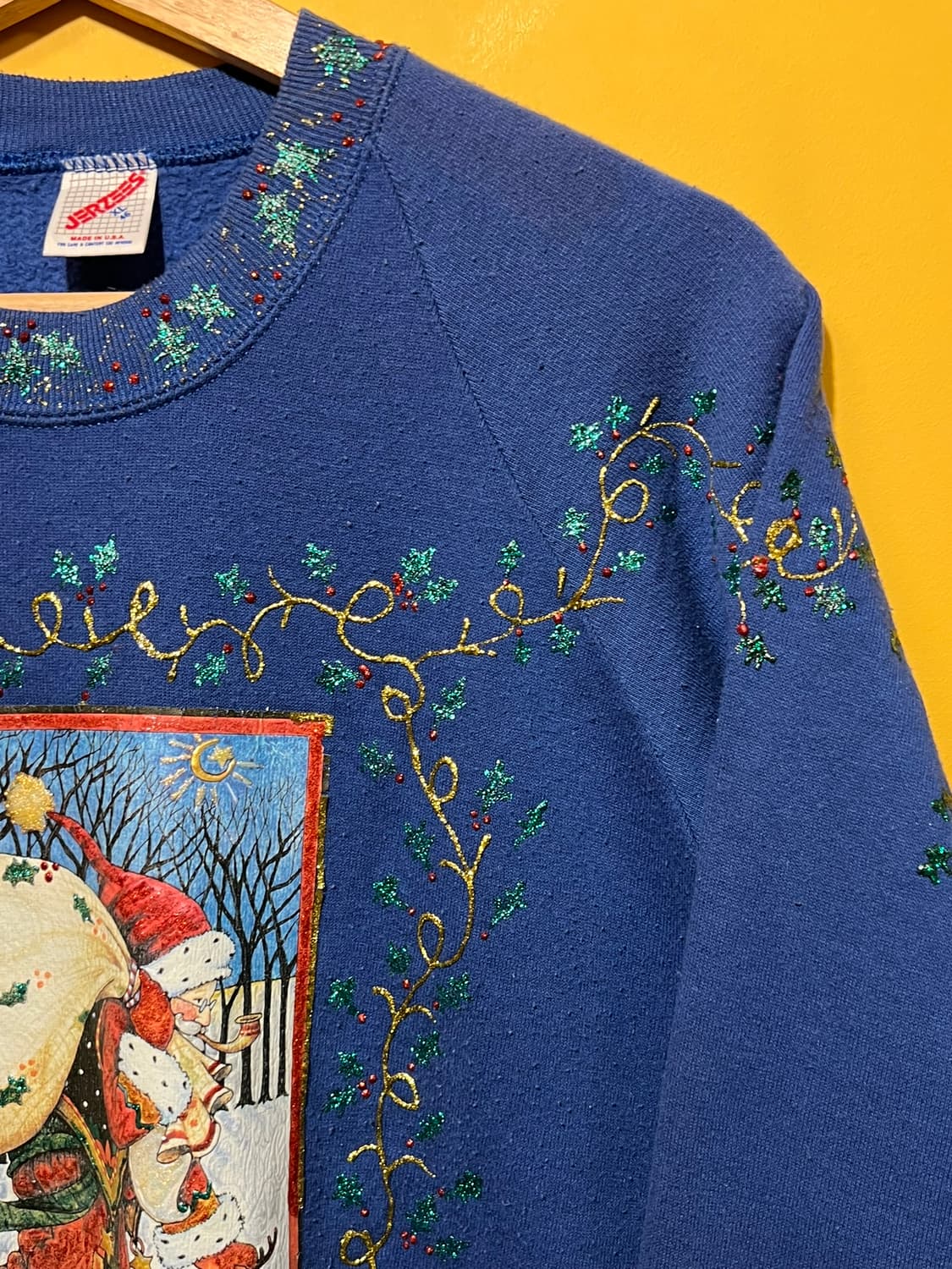 90s [여성XL] USA MADE 크리스마스 빈티지 맨투맨 상품이미지2
