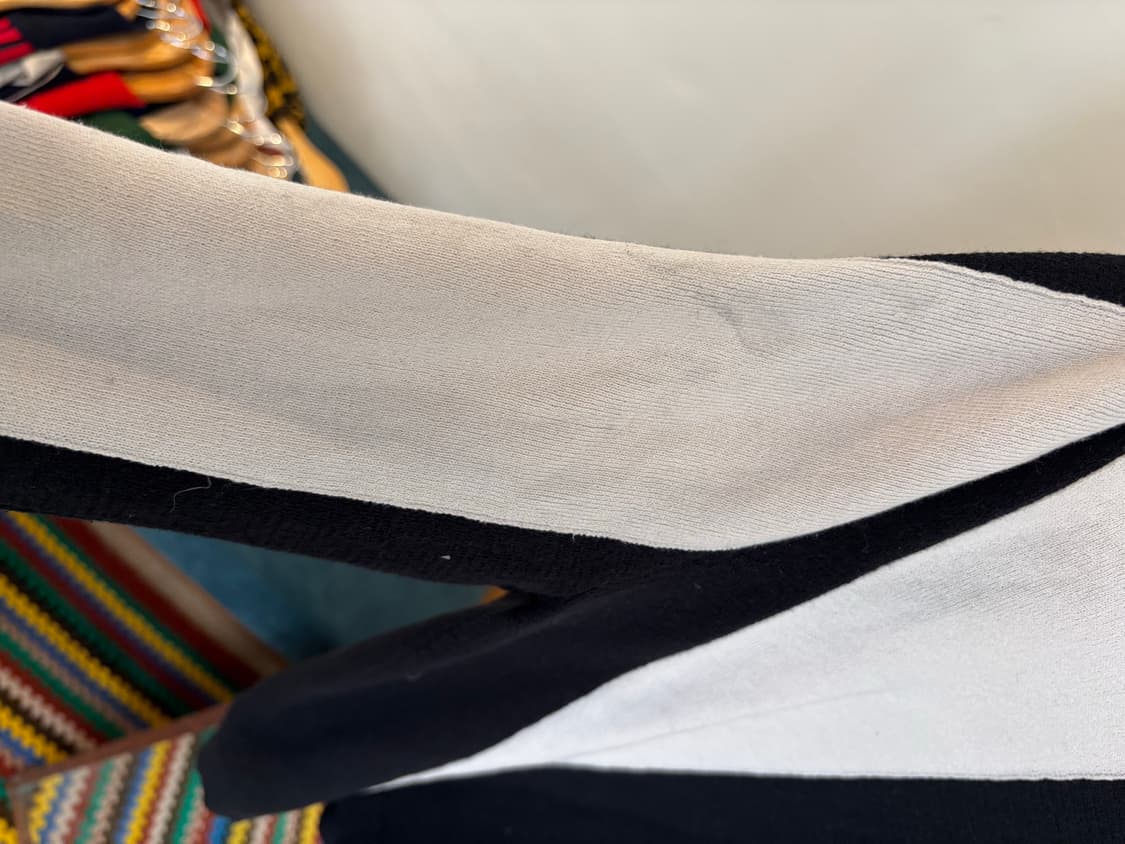 SYSTEM 블랙/화이트 스트라이프 가디건 상품이미지7