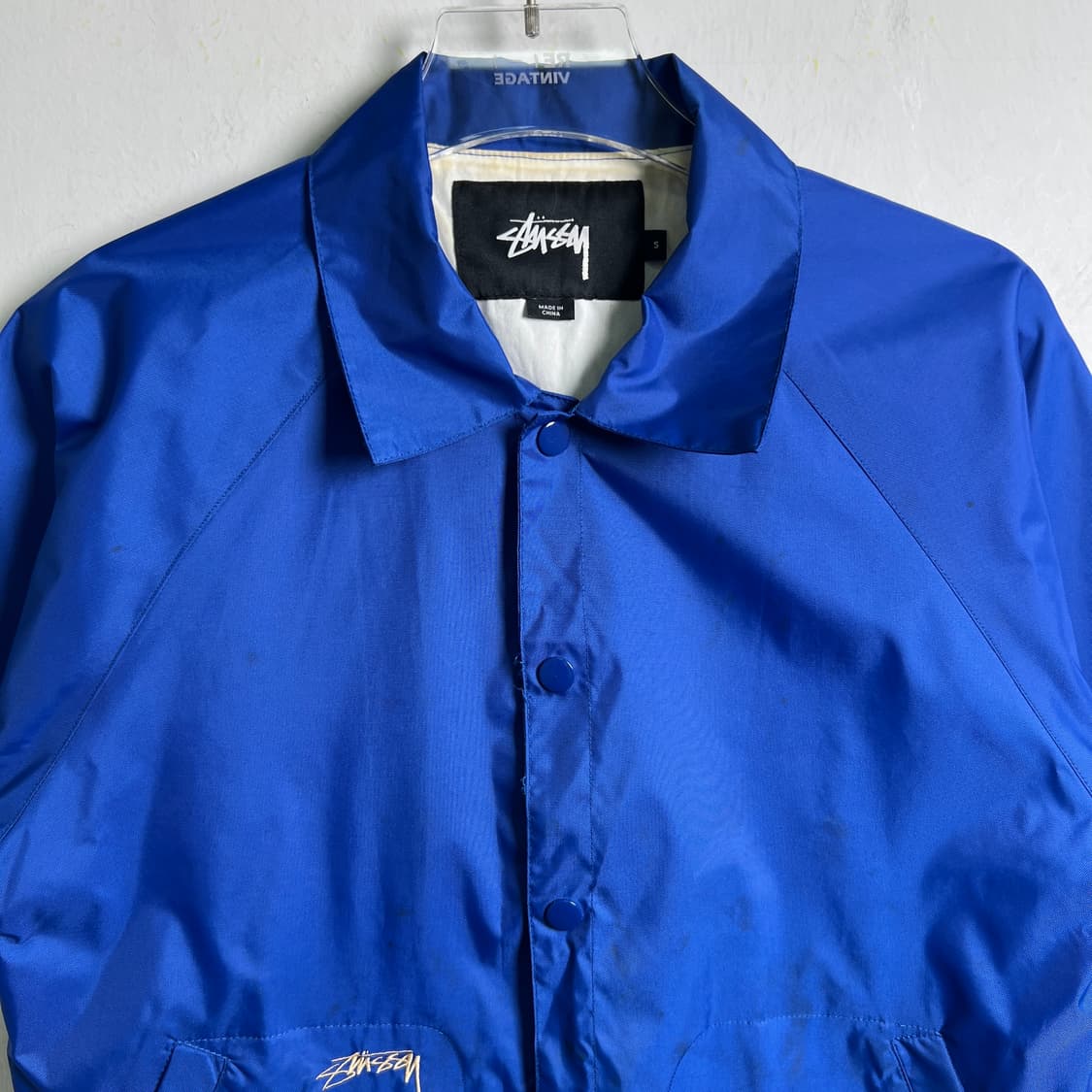 stussy 스투시 노드호프 나일론 반팔 코치 자켓 S 상품이미지4