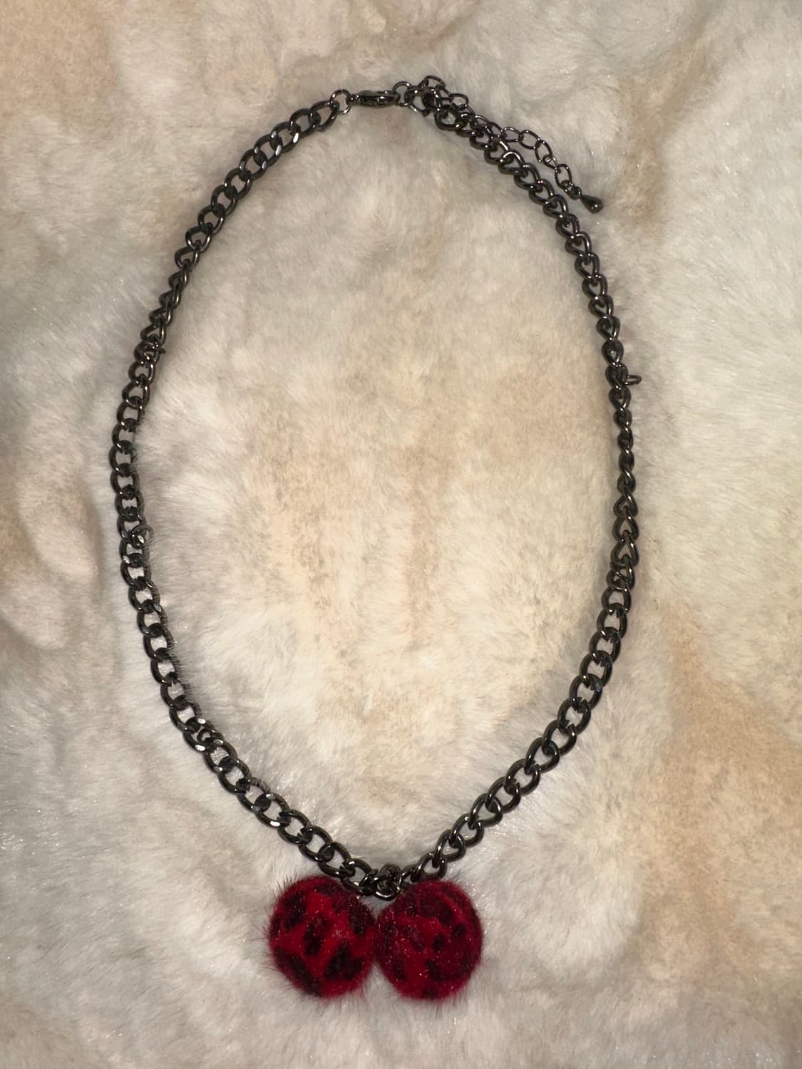 오리엔탈 고스펑크 호피볼 목걸이 상품이미지2