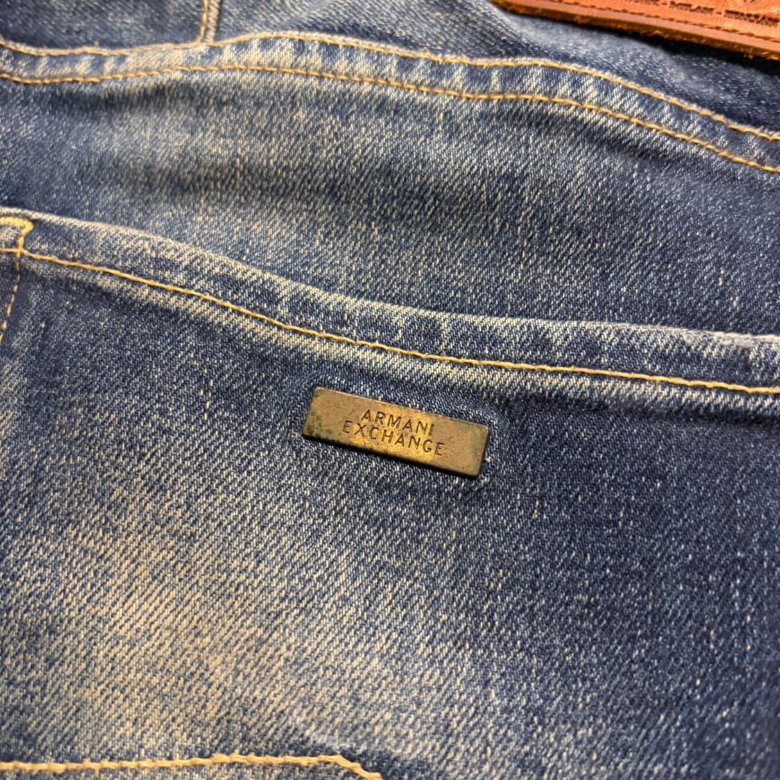 [33] 아르마니 J13 데미지 슬림 워싱 청바지 수입택 C678 상품이미지5